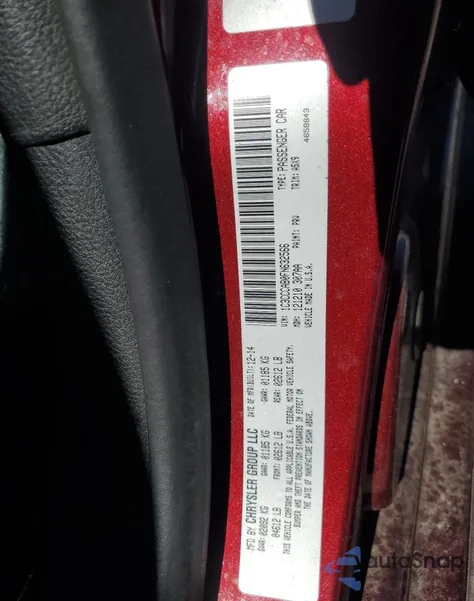 2015 Chrysler 200 Limited из США, поврежденный, VIN 1C3CCCAB0FN632566